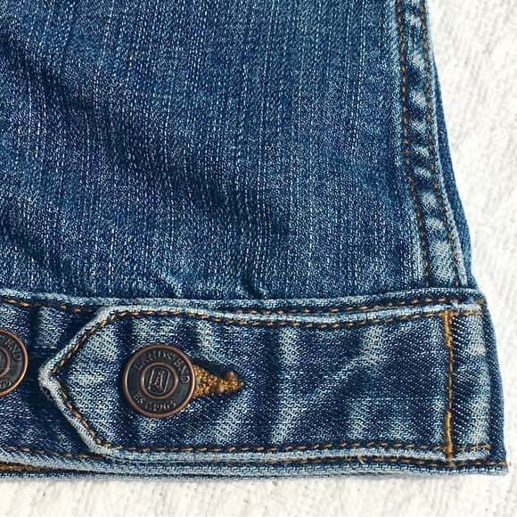 LANDS’ END BLUE JEAN JACKET - Picture 3 of 14